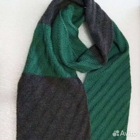 Шарф мужской полушерстяной
