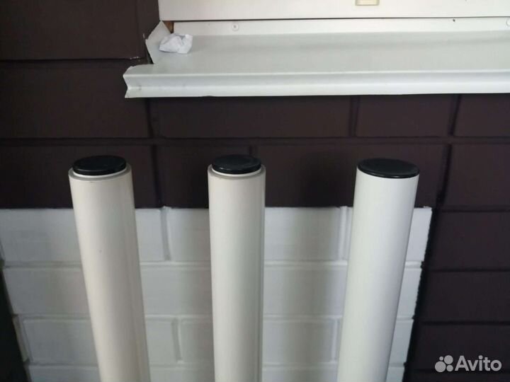 Ножки для стола телескопические белые