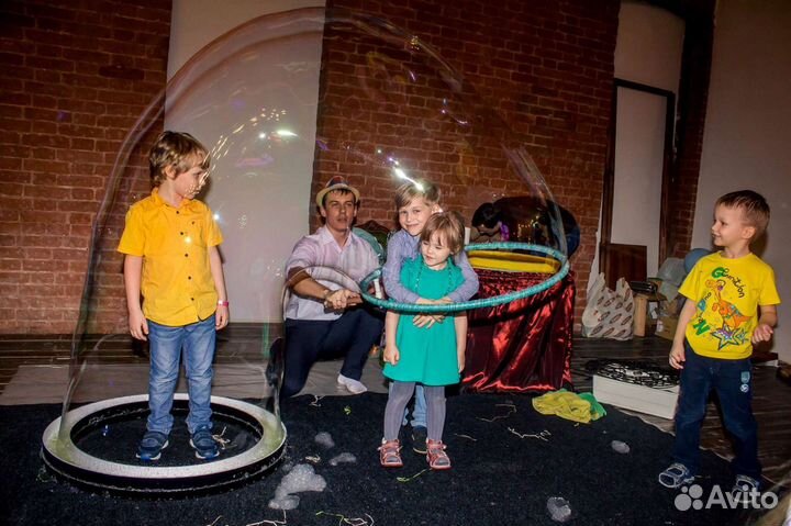 Шоу мыльных пузырей