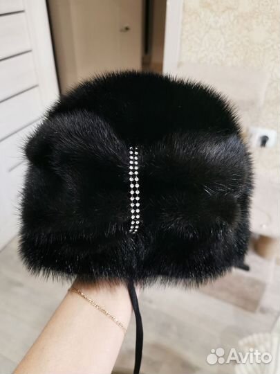 Шапка норковая женская