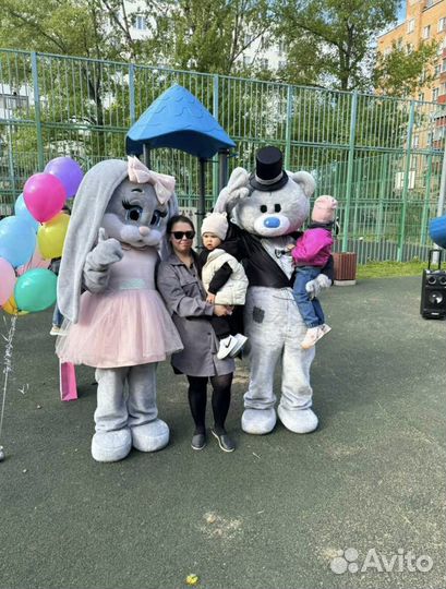 Поздравление белый мишка, тедди, зайка