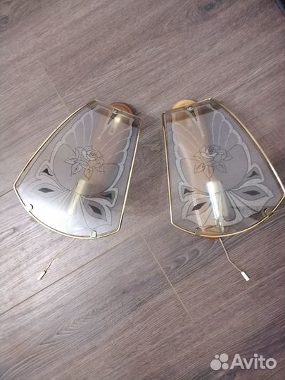 Новые настенные светильники, бра 2 шт пр-во Польша