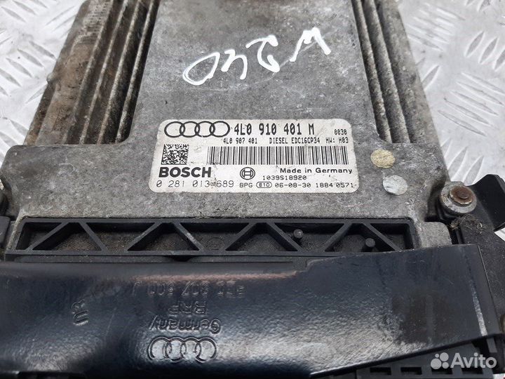 Блок управления двигателем Audi Q7 4L