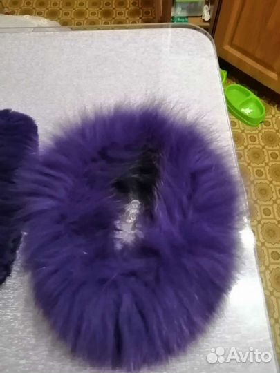 Меховой набор - шапка и снуд