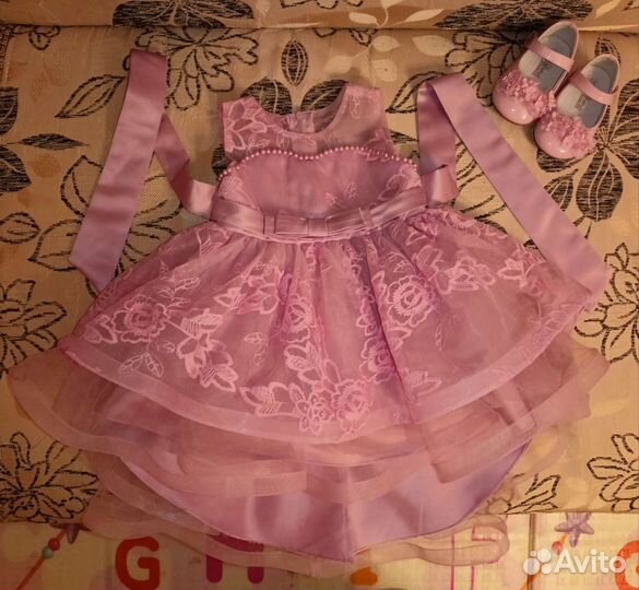Платье для девочки и туфельки