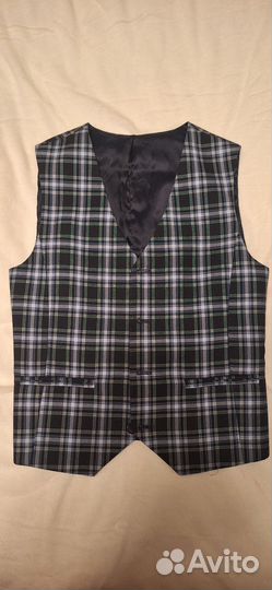 Жилет для мальчика Колледж синий, размер 140