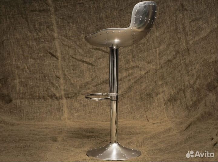 Стул барный aviator glass2, rotation 360