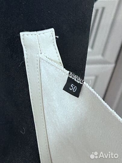 Дубленка двусторонняя с капюшоном