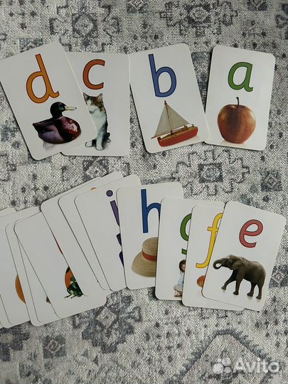 Английский алфавит карточки