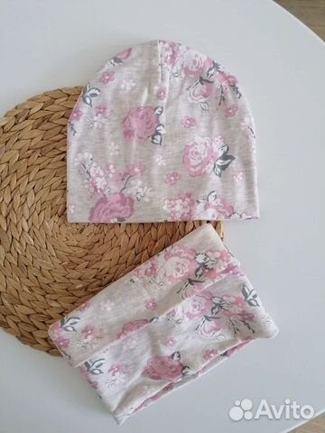 Комплект шапка и снуд женский