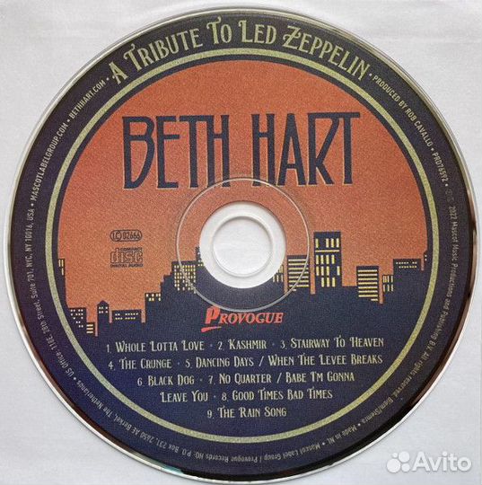 Beth hart -A tribute TO LED zeppelin (CD)