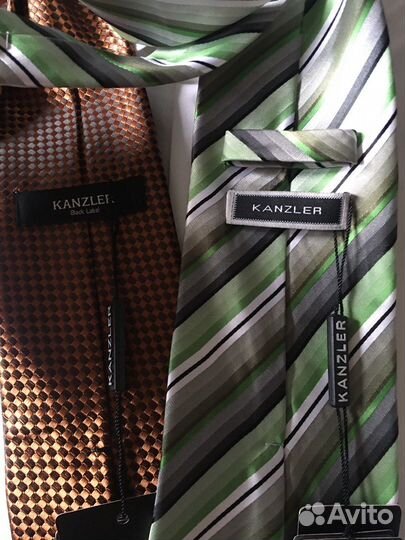 Галстуки мужские новые 2 шт. Kanzler Германия