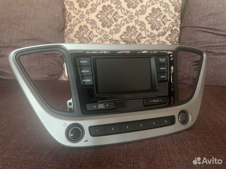 Штатная магнитола Hyundai Solaris 2 2017