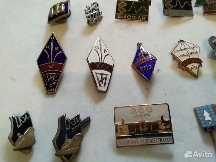 Значки спортклуб, Вуз, институт