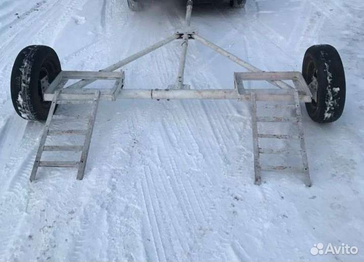 Прицеп эвакуатор подкатной