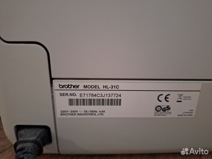 Цветной лазерный принтер brother 3140cw