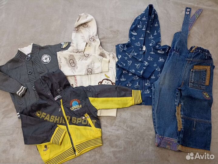 Вещи пакетом на мальчика 86-98