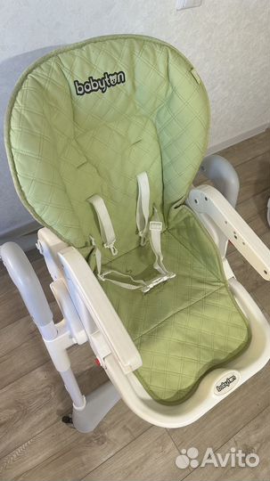 Стульчик для кормления babyton зеленый