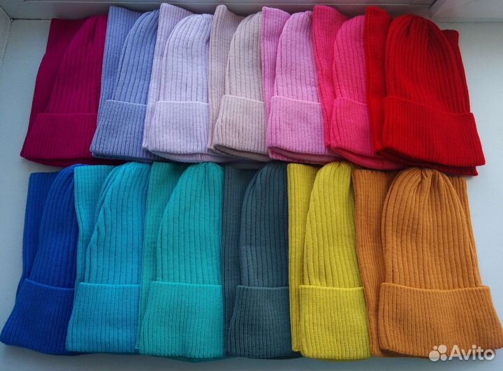 Шапка и снуд, новый комплект. 52-56