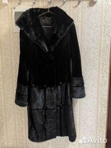 Шуба норковая с капюшоном 42 44