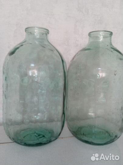 Стеклянные бутыли 10л
