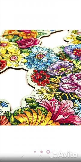 Новый деревянный пазл-головоломка 8 марта