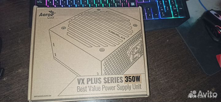 Блок питания aerocool vx plus 350w