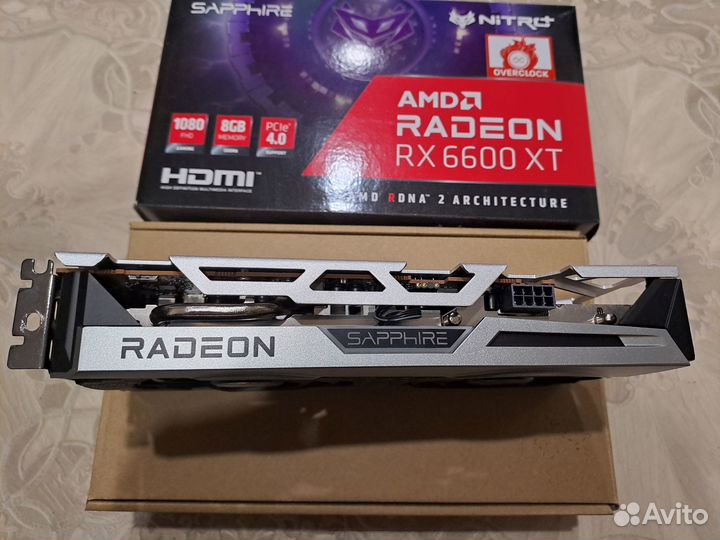 Видеокарты Sapphire 6600XT Nitro+, Pulse
