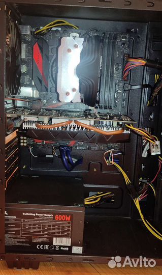 Игровой компьютер i5 7500, rx 580