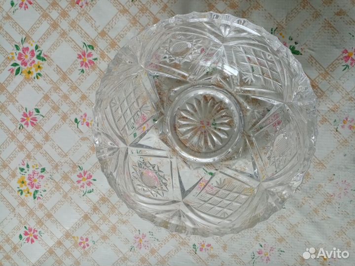 Салатник хрустальный