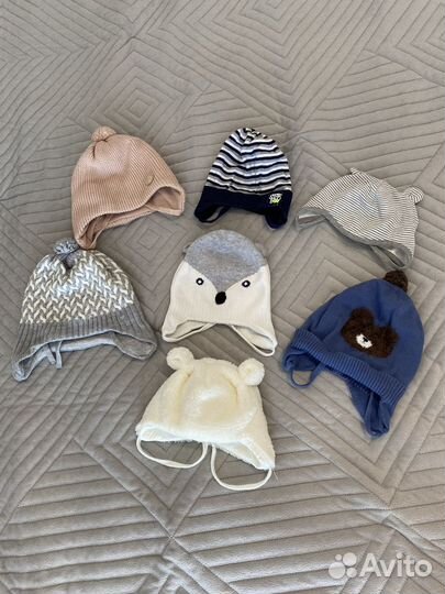 Шапки детские до года