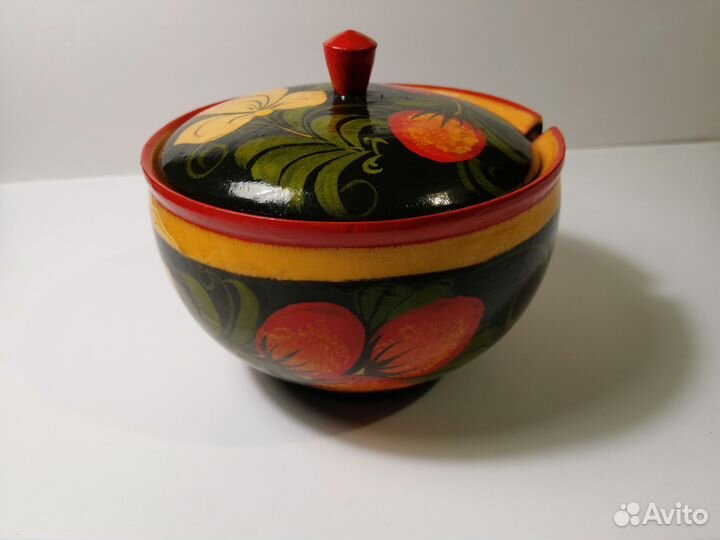 Сахарница хохлома