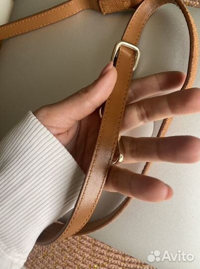 Новый ремешок натуральная замша Zara