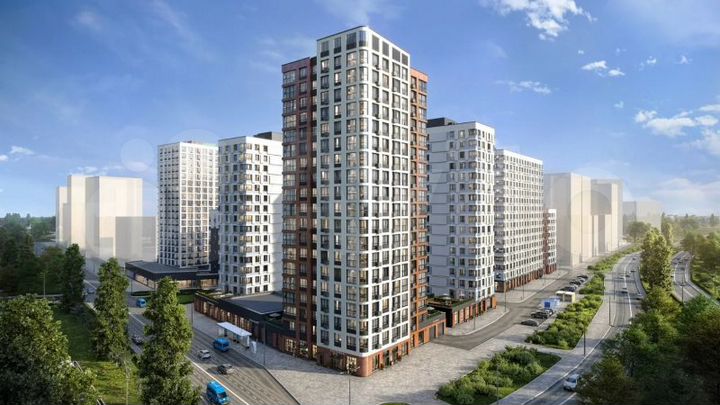 3-к. квартира, 88,1 м², 6/9 эт.