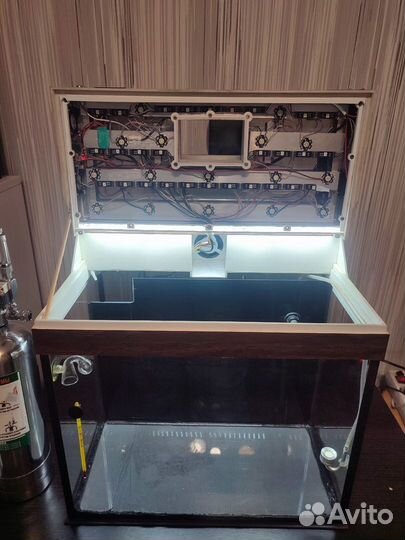 Аквариум со встроенным биофильтром на 40 литров