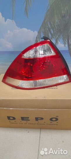 Фонарь задний левый (depo) ниссан альмера классик