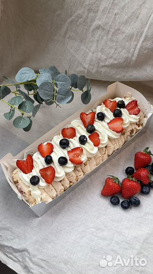 Меренговый рулет