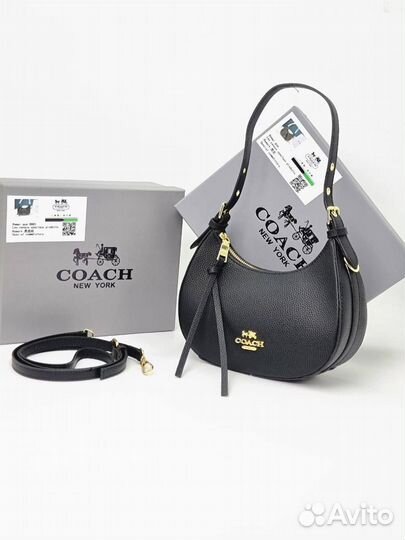 Новая женская сумка Coach коричневая