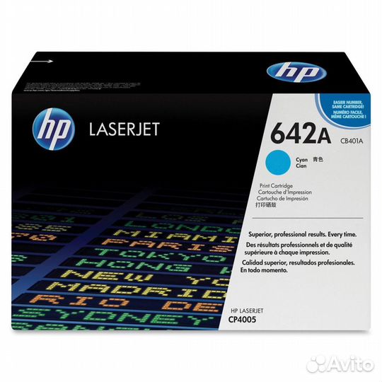 Лазерный картридж HP 642A Cyan 139900