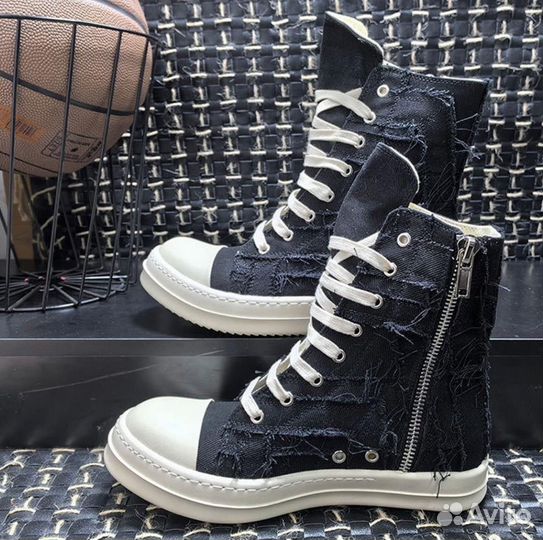 Кеды Rick Owens Ramones Slashed