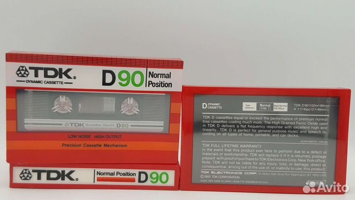 Новая аудиокассета TDK D