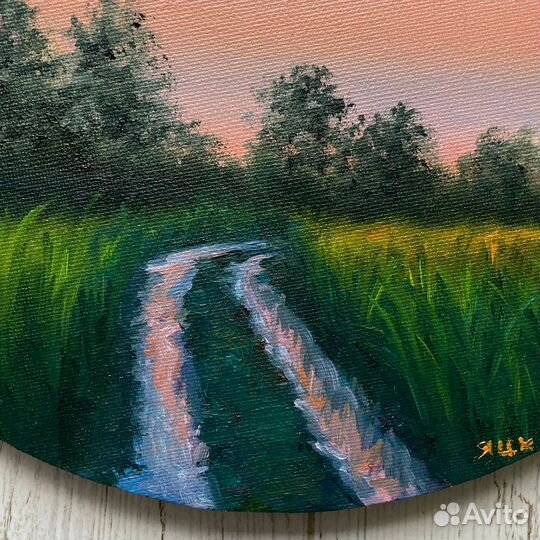 Картина маслом на холсте пейзаж