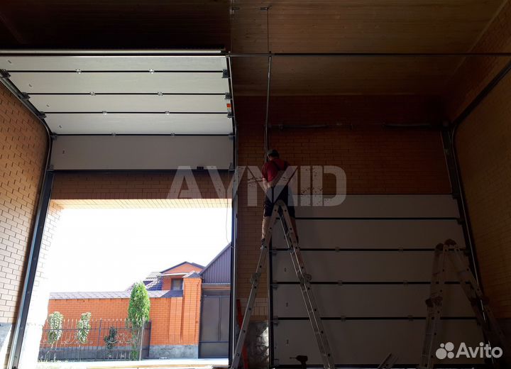 Секционные ворота в рассроку