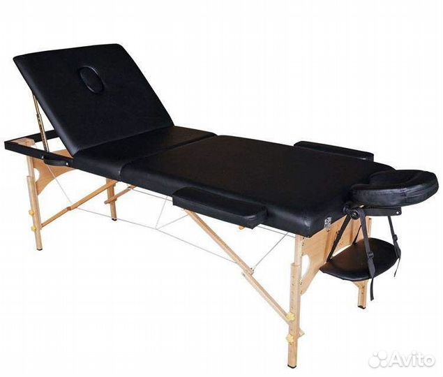 Массажный стол DFC Nirvana Relax Pro Black (черный