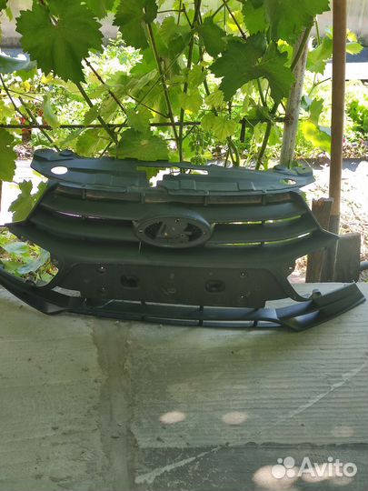 Бампер передний granta fl