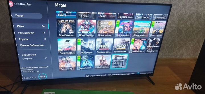 Xbox series х + игры обмен