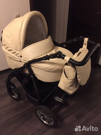Коляска 2 в 1 Jedo Classic Fyn 4DS EX кожа