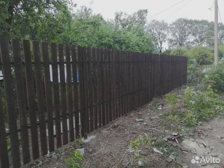 Откатные ворота с калиткой