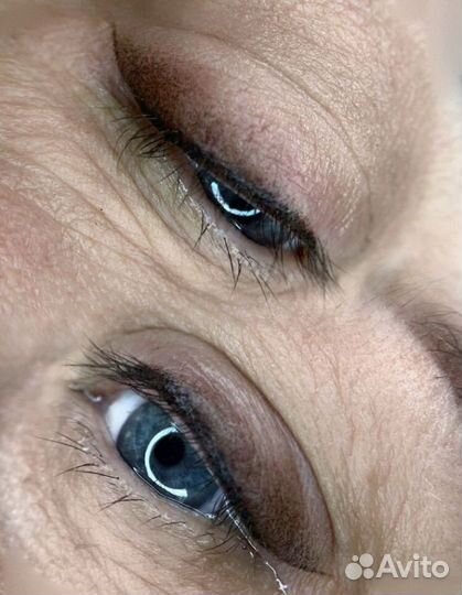 Перманентный макияж татуаж бровей губ век