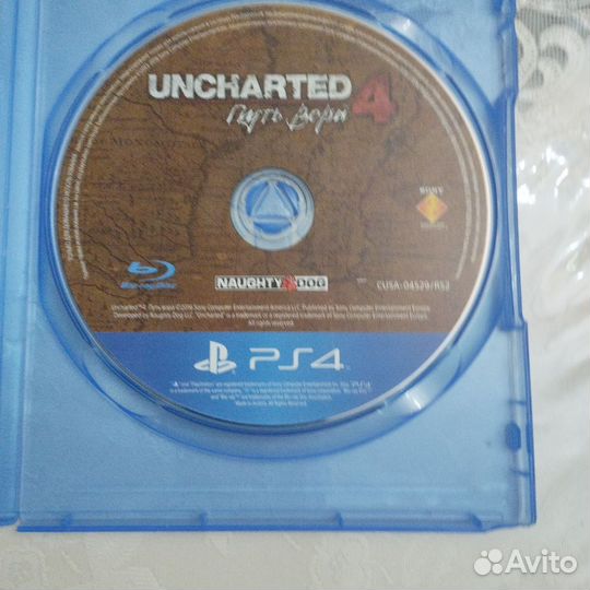 Игра для playstation ps4 Uncharted путь вора